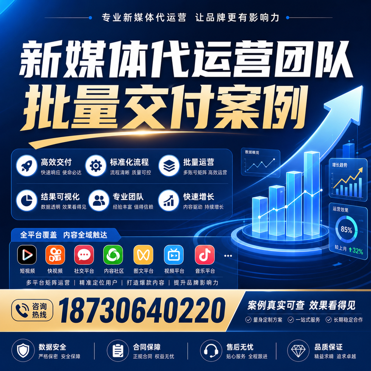 淮安代运营公司多客户账号批量高效交付案例