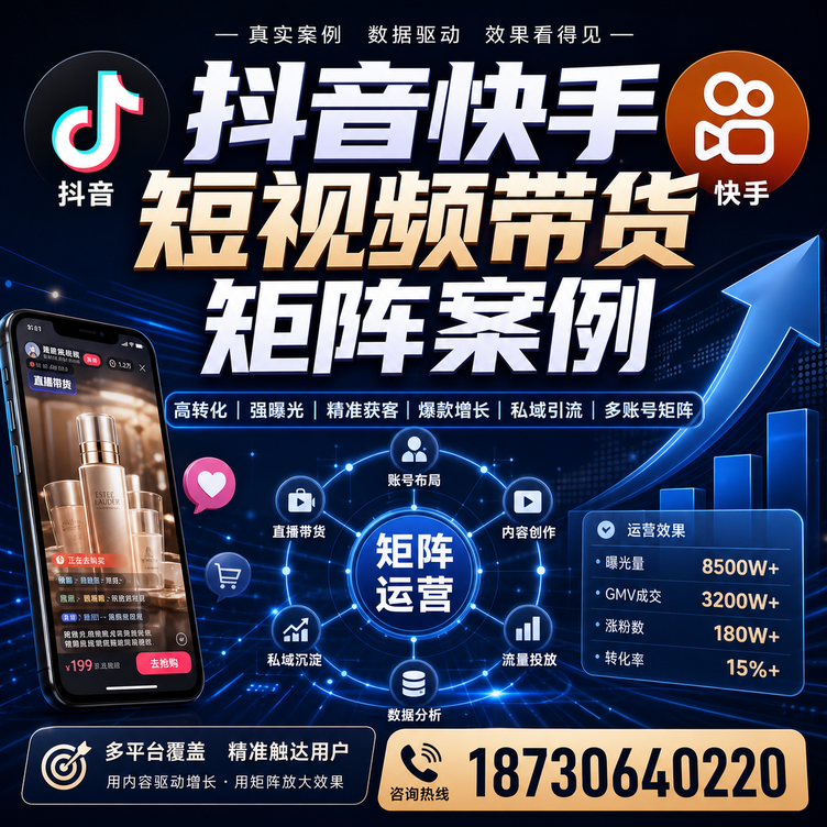 淮安短视频带货团队多平台矩阵自动分发案例